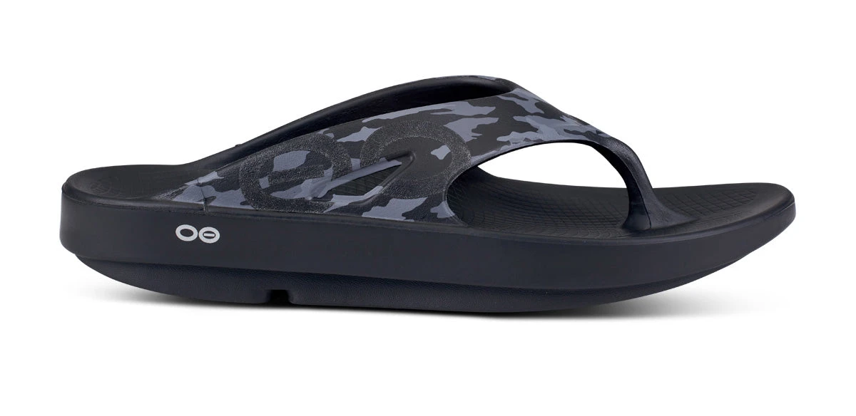 OOfos Women's OOriginal Sport Sandal - Black Camo 2 OOfos Women's OOriginal Sport Sandal - Black Camo - Image 2