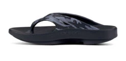 OOfos Men's OOriginal Sport Sandal - Black Camo -OOfos Store 1001BLKGRYCMO shot4