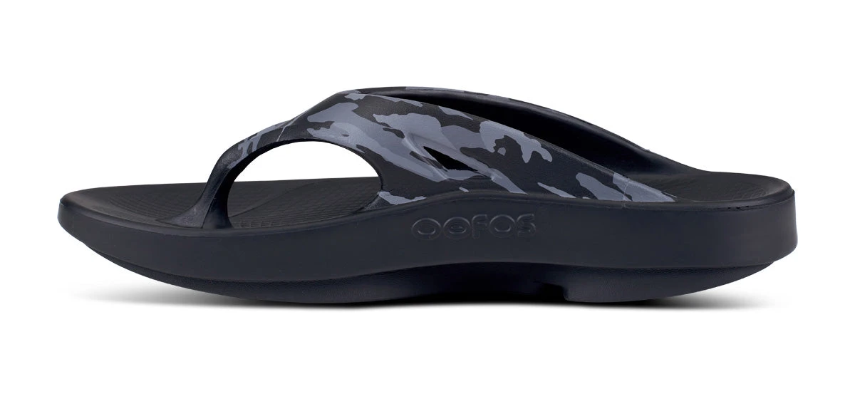 OOfos Women's OOriginal Sport Sandal - Black Camo 7 OOfos Women's OOriginal Sport Sandal - Black Camo - Image 7