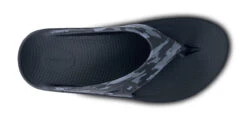 OOfos Men's OOriginal Sport Sandal - Black Camo -OOfos Store 1001BLKGRYCMO shot6