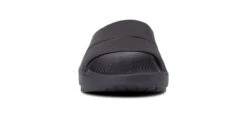 OOfos Women's OOahh Slide Sandal - Black -OOfos Store 1100BLK shot3 bd23fb30 7984 470a b230 183f4ee470b8