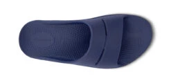 OOfos Women's OOahh Slide Sandal - Navy -OOfos Store 1100NVY shot6
