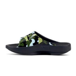 'OOFOS' Women's OOahh Slide Limited Edition - Jungle Camo -OOfos Store 1103BKJUNGCMO shot4 1024x1024@2x