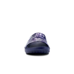 'OOFOS' Women's OOahh Slide Limited Edition - Navy / Silver / Silver Snake -OOfos Store 1103NVYSILSNK shot3 1024x1024@2x