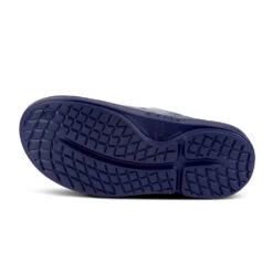 'OOFOS' Women's OOcloog Clog Limited Edition - Navy / Silver Snake -OOfos Store 1203NVYSILSNK shot7 1024x1024@2x