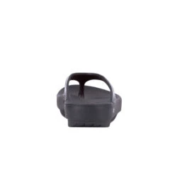 'OOFOS' Women's OOlala Thong - Black Patent -OOfos Store 1400BLK 5 1024x1024@2x