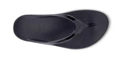OOfos Women's OOlala Sandal - Black -OOfos Store 1400BLK shot6
