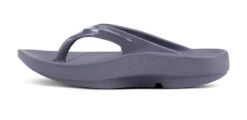 'OOFOS' Women's OOlala Luxe Thong - Slate -OOfos Store 1400SLATE shot4 932x680 1d00518d 8ca1 44c8 8990 a01fdb7d86b1 1024x1024@2x