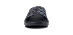 OOfos Women's OOahh Sport Slide Sandal - Black Camo -OOfos Store 1500BLKCMO shot3 eaf6cae0 c380 47d0 b7b9 b1190e30e032
