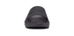 OOfos Women's OOahh Sport Slide Sandal - Black Matte -OOfos Store 1500MATBLK shot3 d28dc1a3 6600 4805 83e4 c31f8eb53bab