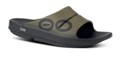 OOfos Men's OOahh Sport Slide Sandal - Tactical Green