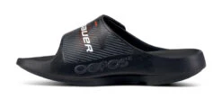 BAUER/OOFOS Men's OOahh Sport Flex Sandal – Black -OOfos Store 1550BLKBAUR shot4