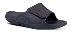 OOfos Women's OOahh Sport Flex Sandal - Matte Black