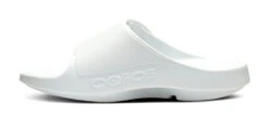 OOfos Men's OOahh Sport Flex Sandal - White -OOfos Store 1550WHITE shot4