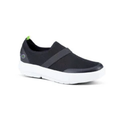 OOFOS Women's OOmg Mesh Low - White / Black