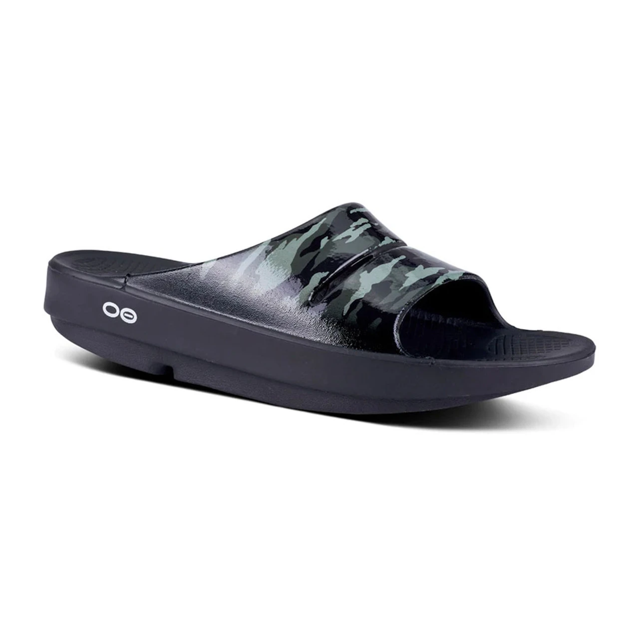 OOFOS Women's OOahh Luxe Limited - Green Camo 1 OOFOS Women's OOahh Luxe Limited - Green Camo