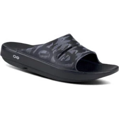 OOFOS OOahh Sport Slide Sandal - Black Camo