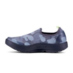 'OOFOS' Women's OOmg EeZee Low Shoe - Black / Grey Camo -OOfos Store 5072BKGYCMO shot4 1024x1024@2x