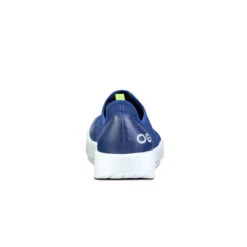 'OOFOS' Women's OOmg EeZee Low Shoe - White / Navy -OOfos Store 5072WHTNVY shot5 1024x1024@2x