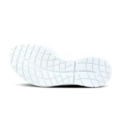 'OOFOS' Women's OOmg EeZee Low Shoe - White / Navy -OOfos Store 5072WHTNVY shot7 1024x1024@2x