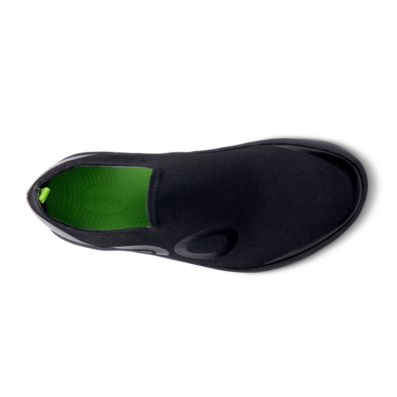 OOFOS Men's OOmg EeZee Canvas Low - Black 6 OOFOS Men's OOmg EeZee Canvas Low - Black - Image 6