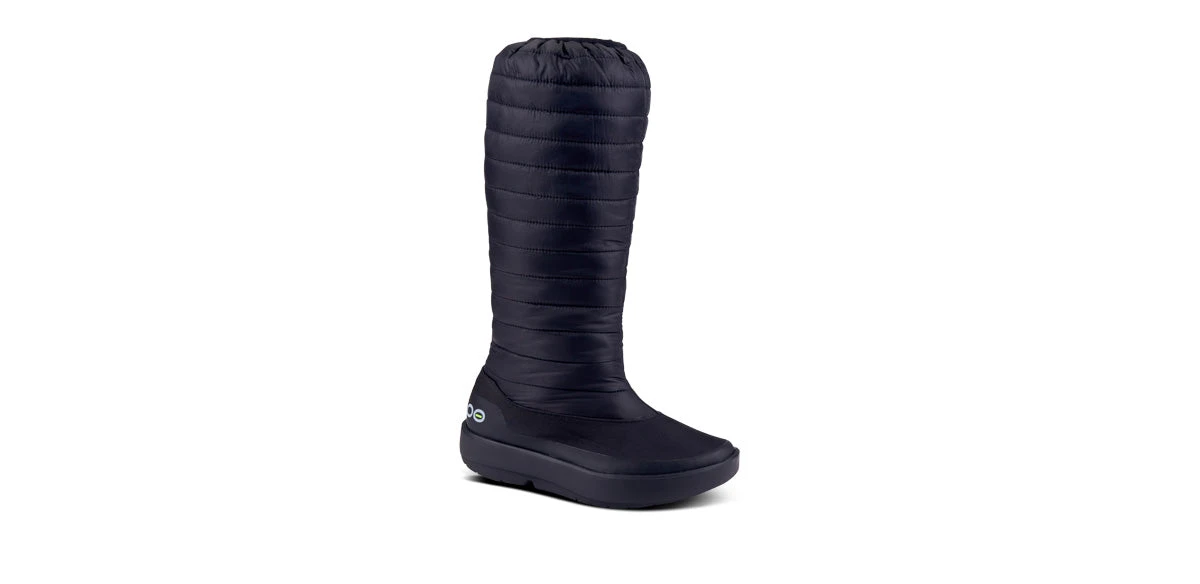 OOfos Women's OOmg Boot - Black 1 OOfos Women's OOmg Boot - Black