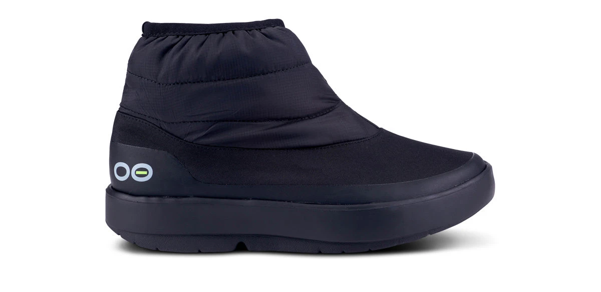 OOfos Women's OOmg Bootie - Black 2 OOfos Women's OOmg Bootie - Black - Image 2