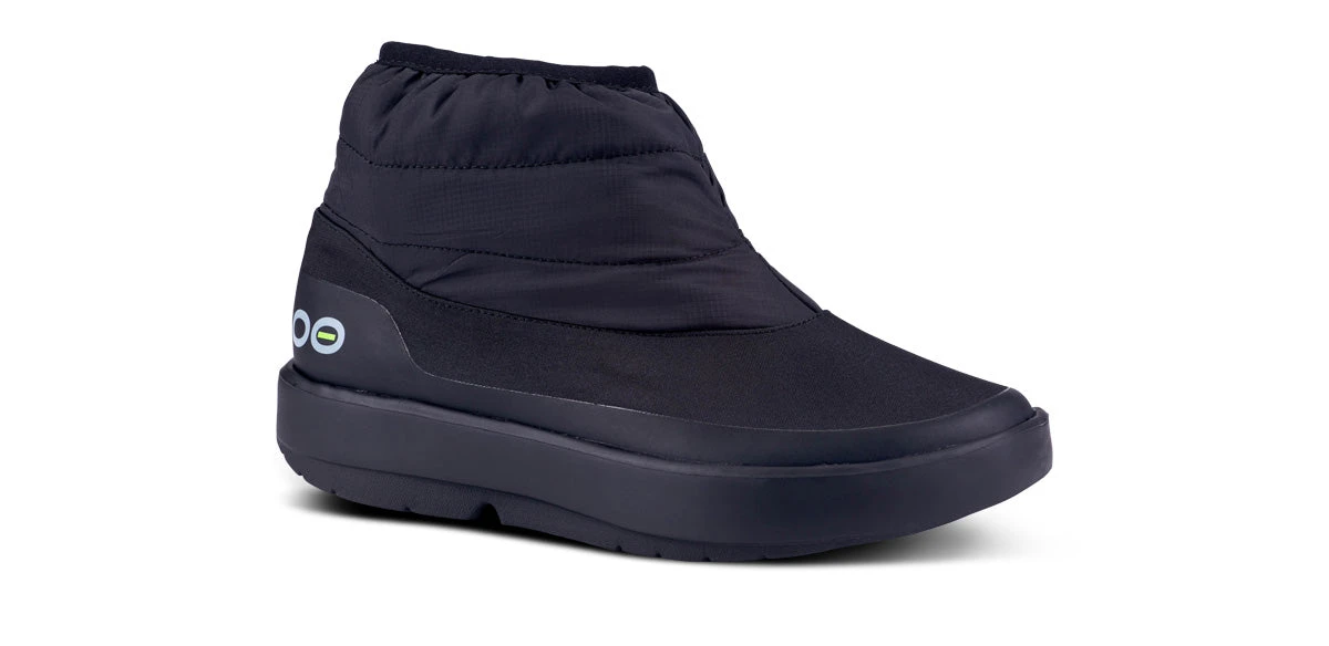 OOfos Women's OOmg Bootie - Black 1 OOfos Women's OOmg Bootie - Black