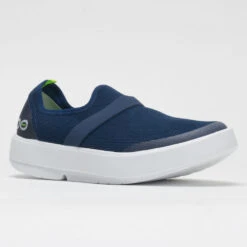 OOFOS OOmg Low Women's White/Navy -OOfos Store 631140 5