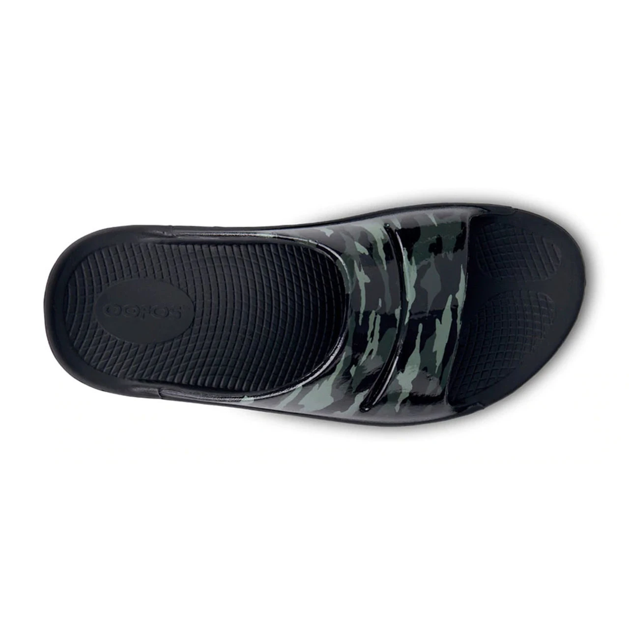 OOFOS Women's OOahh Luxe Limited - Green Camo 6 OOFOS Women's OOahh Luxe Limited - Green Camo - Image 6