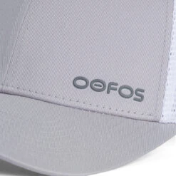 OOfos OOsnap Cap Unisex - White Gray -OOfos Store 7001WHTGRYUNISEX Shot03