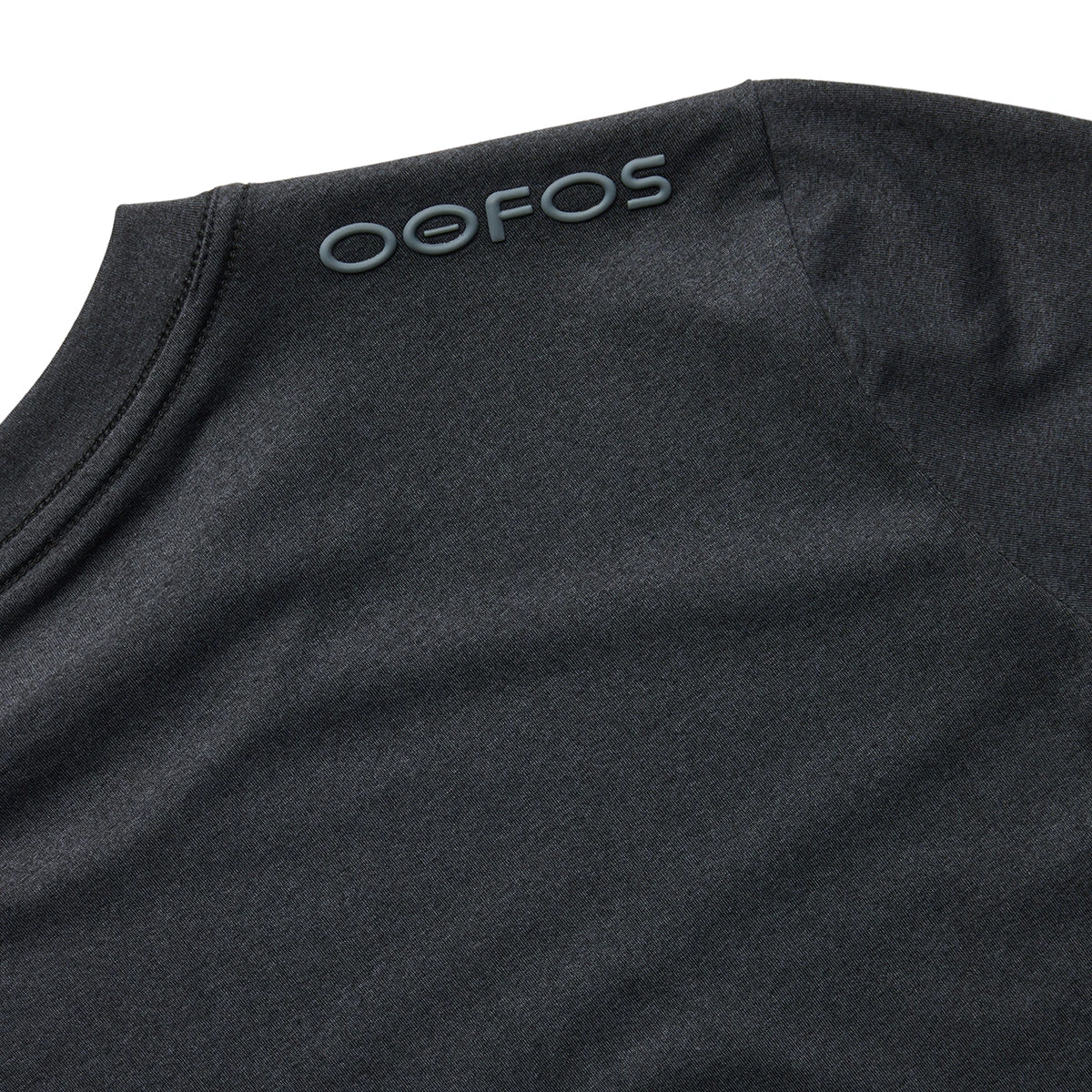 OOfos Women's COOl Down T Shirt - Dark Gray Heather 6 OOfos Women's COOl Down T Shirt - Dark Gray Heather - Image 6