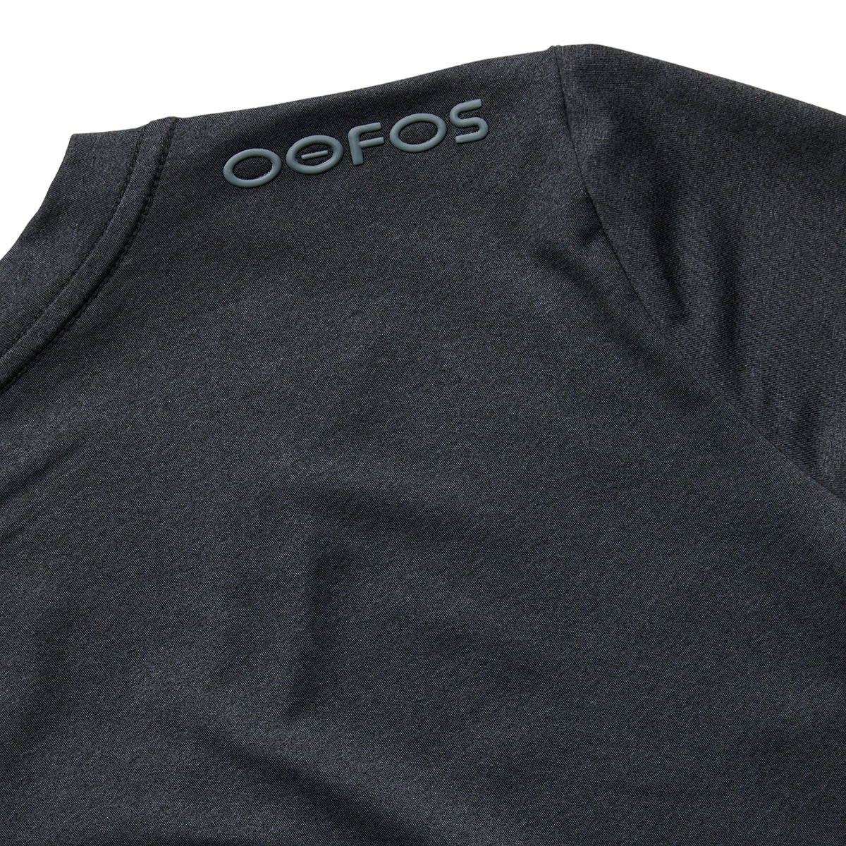 OOfos Women's COOl Down V Neck - Dark Gray Heather 6 OOfos Women's COOl Down V Neck - Dark Gray Heather - Image 6