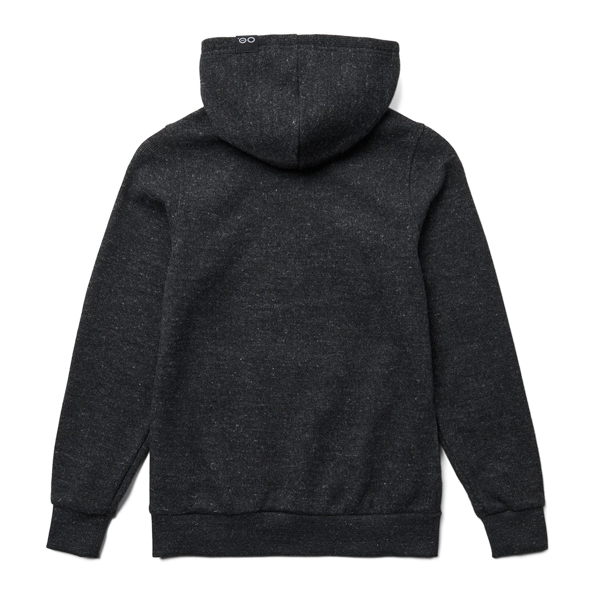 OOfos Women's OOmy Knit Hoodie - Dark Charcoal Gray Heather 2 OOfos Women's OOmy Knit Hoodie - Dark Charcoal Gray Heather - Image 2