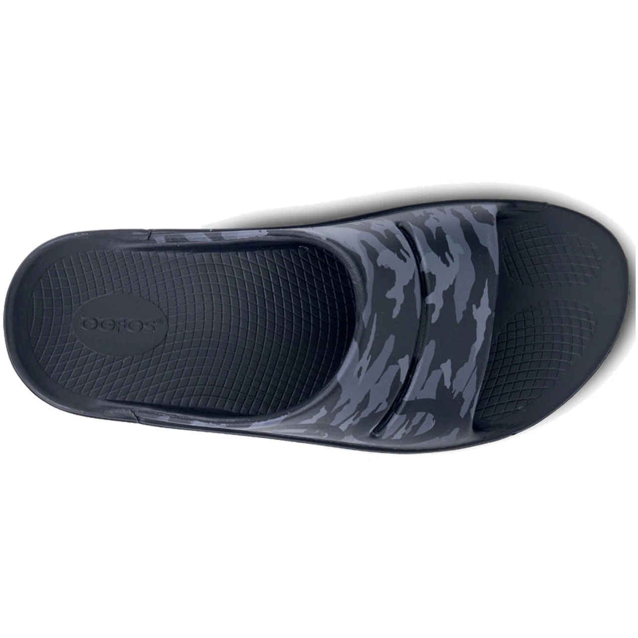 OOFOS OOahh Sport Slide Sandal - Black Camo 6 OOFOS OOahh Sport Slide Sandal - Black Camo - Image 6