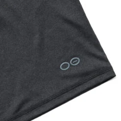 OOfos Men's COOl Down T Shirt - Dark Gray Heather -OOfos Store 9000DKGRYHEA Shot03