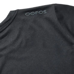 OOfos Men's COOl Down T Shirt - Dark Gray Heather -OOfos Store 9000DKGRYHEA Shot04
