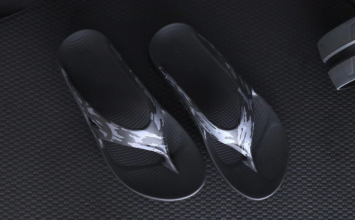 OOfos Women's OOriginal Sport Sandal - Black Camo 5 OOfos Women's OOriginal Sport Sandal - Black Camo - Image 5