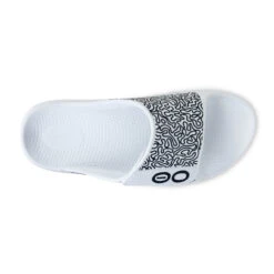 OOFOS OOahh Sport Flex Limited - White Labyrinth -OOfos Store F 37846.1709316877