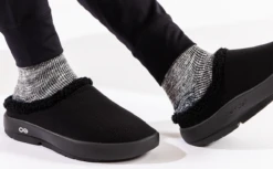 OOfos Men's OOcoozie Mule - Black -OOfos Store Men sOOcoozieMule Black 3