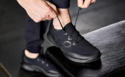 OOfos Men's OOmg Sport LS Low Shoe - Black -OOfos Store Mens BlkLS2