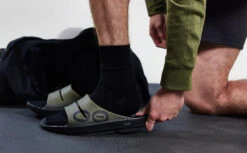 OOfos Men's OOahh Sport Slide Sandal - Tactical Green -OOfos Store MicrosoftTeams image 100