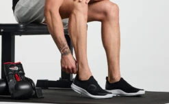 OOfos Men's OOmg Sport Low Shoe - White Black -OOfos Store MicrosoftTeams image 12