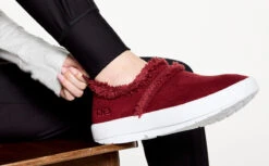 OOfos Women's OOcoozie Low Shoe - Cabernet -OOfos Store MicrosoftTeams image 285
