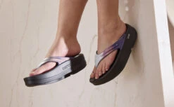 OOfos Women's OOmega OOlala Luxe Sandal - Calypso -OOfos Store MicrosoftTeams image 46