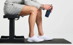 OOfos Men's OOmg Sport Low Shoe - White -OOfos Store OOmgSport White Mens3