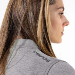 OOfos Women's COOl Down ¼ Zip - Gray Heather 9 OOfos Women's COOl Down ¼ Zip - Gray Heather -OOfos Store Womens 1 4Zip 2