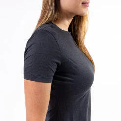 OOfos Women's COOl Down T Shirt - Dark Gray Heather 8 OOfos Women's COOl Down T Shirt - Dark Gray Heather -OOfos Store Womens DarkT2 1