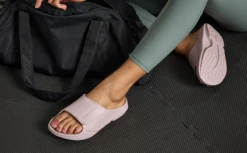 OOfos Women's OOahh Sport Flex Sandal - Stardust -OOfos Store Womens StardustFlex3