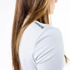 OOfos Women's COOl Down T Shirt - Light Gray Heather 8 OOfos Women's COOl Down T Shirt - Light Gray Heather -OOfos Store Womens WhiteT